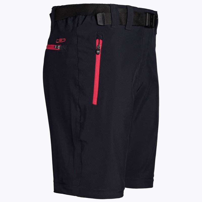 Pantaloni da trekking CMP Zip Off donna nero/rosa 3T51446/05UG 3