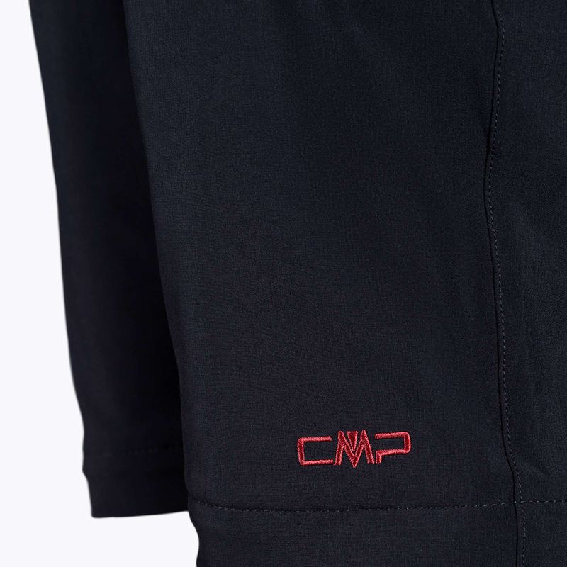 Pantaloni da trekking CMP Zip Off donna nero/rosa 3T51446/05UG 4