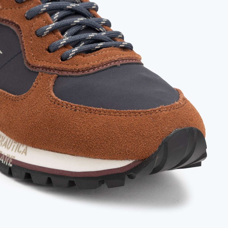 Scarpe da uomo Scarpe Aeronautica Militare 252SC0320UPL00313 navy blue/brown 7