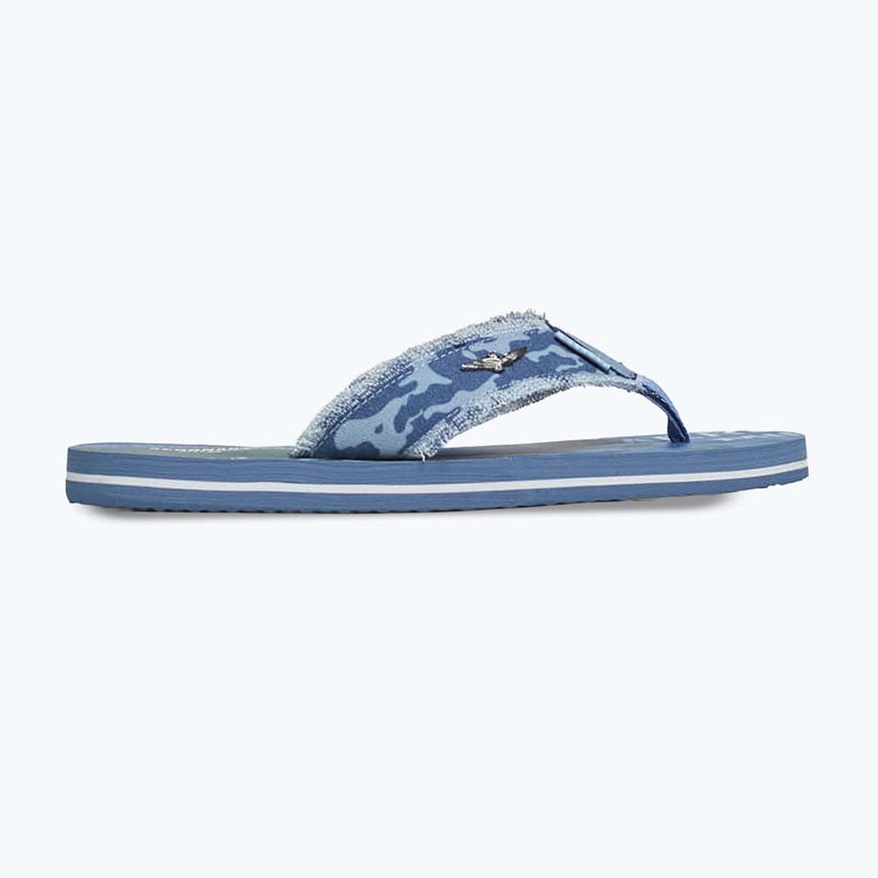 Infradito da uomo Aeronautica Militare SC0310UCT03593 camouflage blue 8