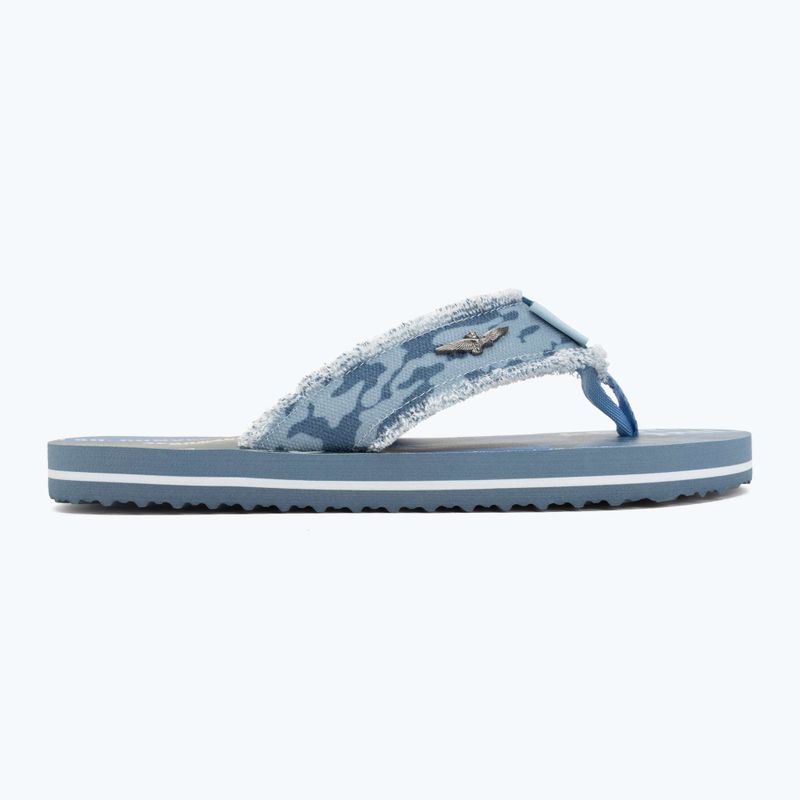 Infradito da uomo Aeronautica Militare SC0310UCT03593 camouflage blue 2