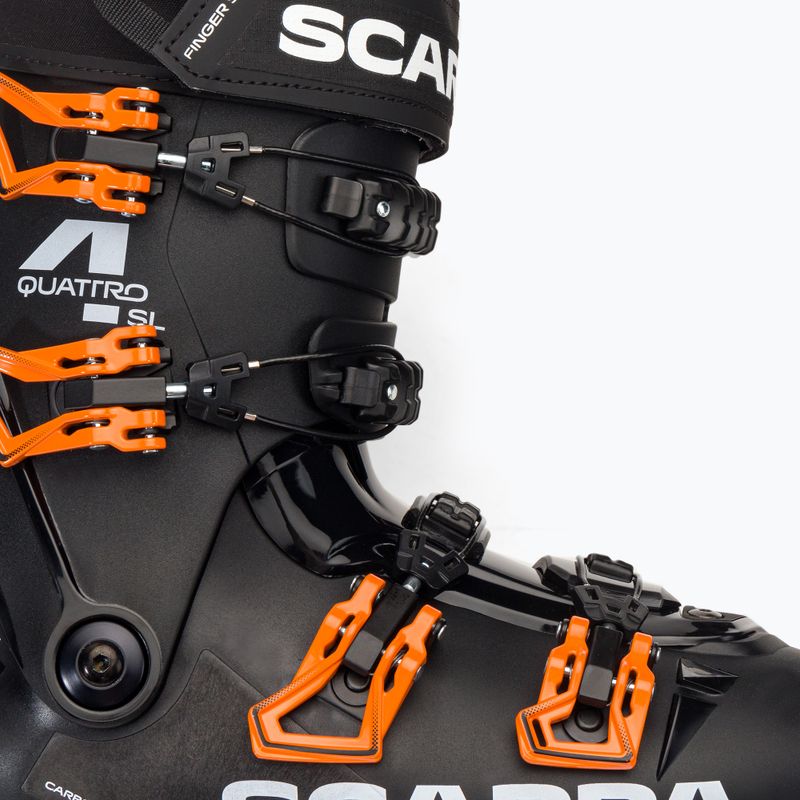 Scarpone da paracadutismo da uomo SCARPA 4-Quattro SL nero/arancio 6