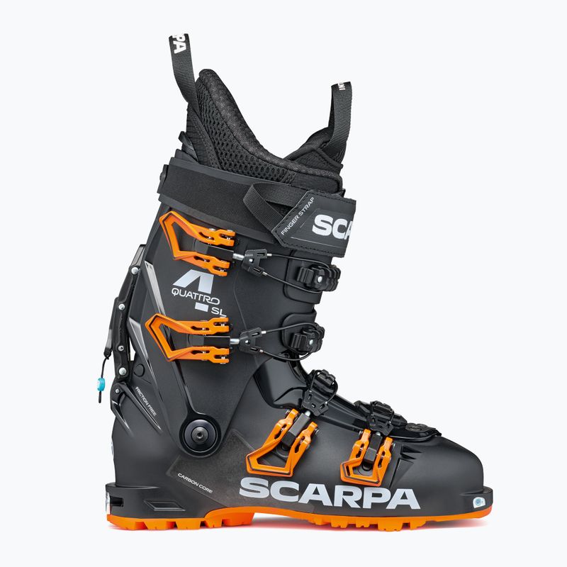Scarpone da paracadutismo da uomo SCARPA 4-Quattro SL nero/arancio 9