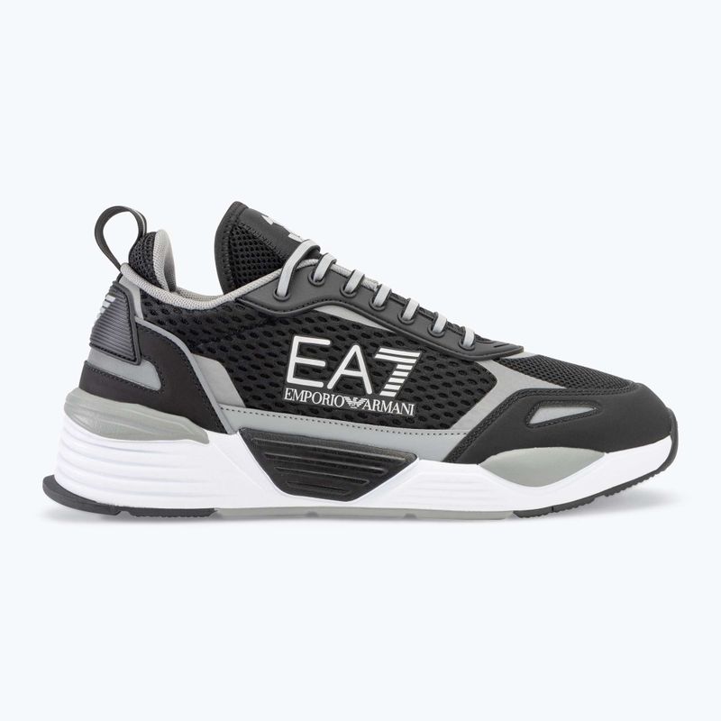 EA7 Emporio Armani Ace Runner Mesh scarpe nere/argento 2