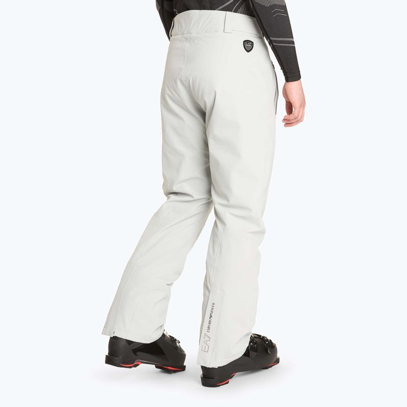 Pantaloni da sci uomo EA7 Emporio Armani Ski Cortina Toray grigio tranquillo 2