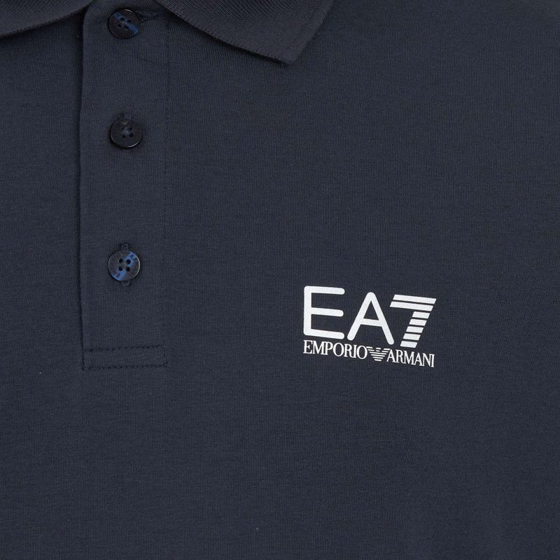 Polo uomo EA7 Emporio Armani Core Identity armani blu 3