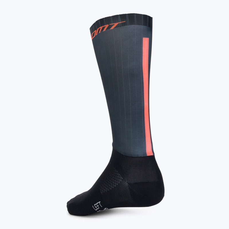 DMT Aero Race calzini da ciclismo nero/arancio 2