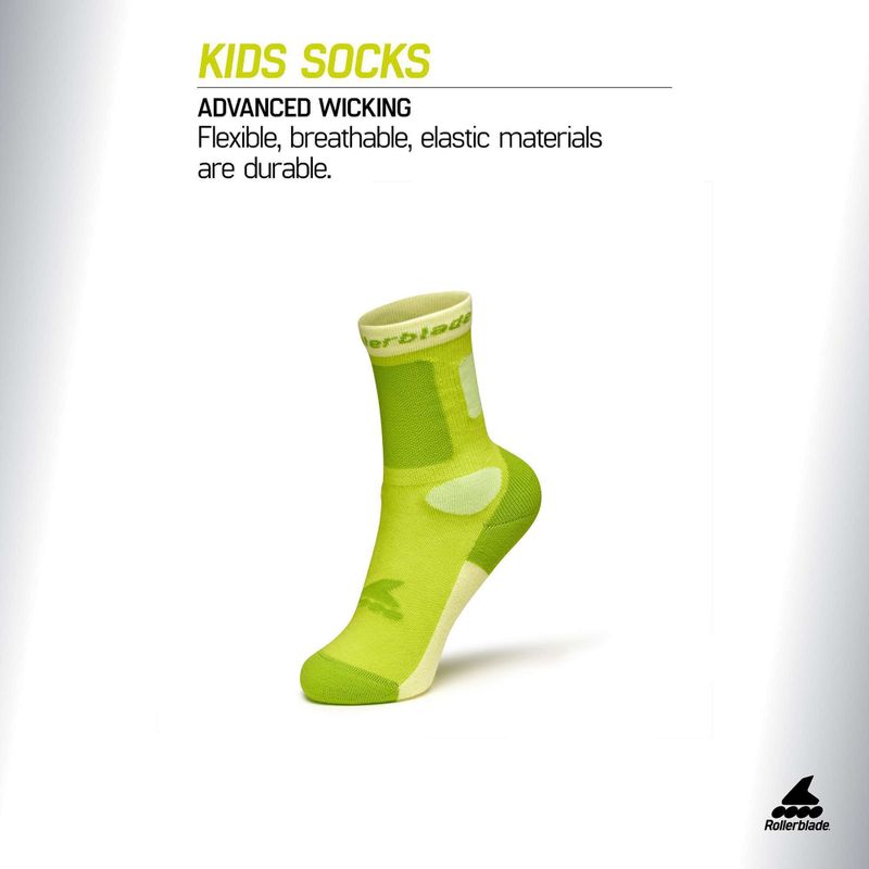 Calzini per bambini Rollerblade Kids green 3