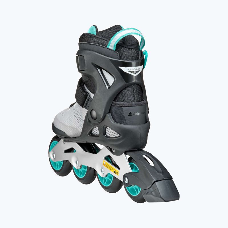 Rollerblade da donna Macroblade 80 W grigio/blu metallizzato 5