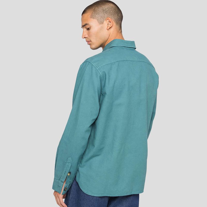 Camicia Kaotiko Bruno jade da uomo 2