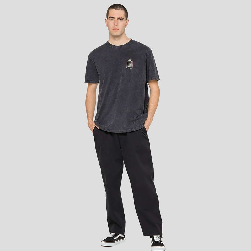 Maglietta Kaotiko Washed Trust Your Intuition da uomo, nero 2