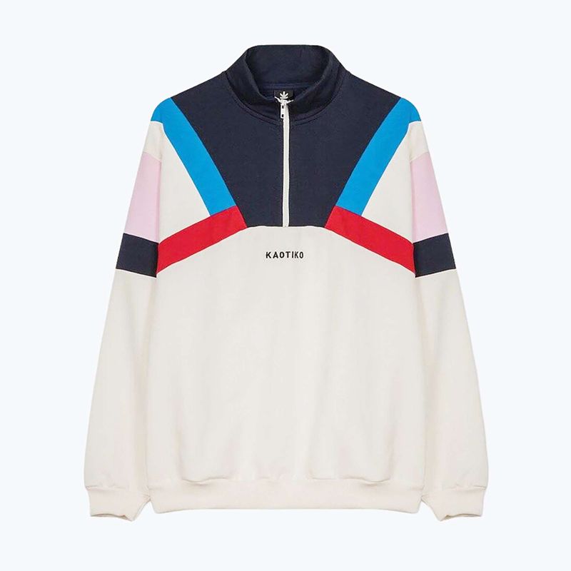 Felpa Kaotiko Aleck uomo navy / avorio / rosso 3