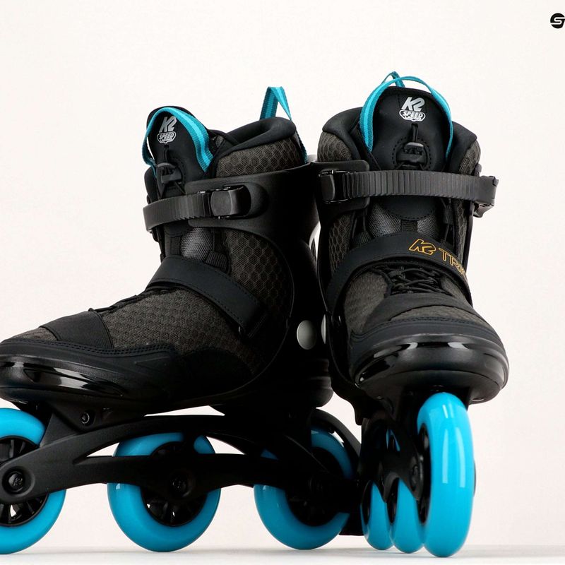 Pattini da uomo K2 Trio LT 100 nero/arancione 13