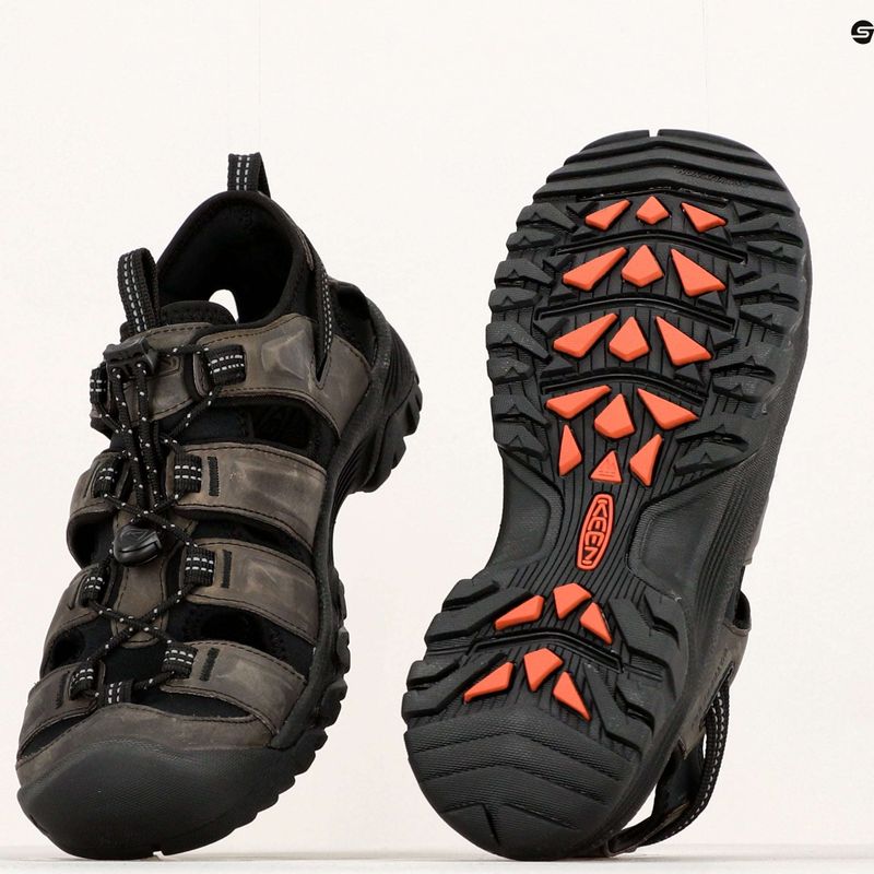 KEEN Targhee III sandali da uomo grigio/nero 10