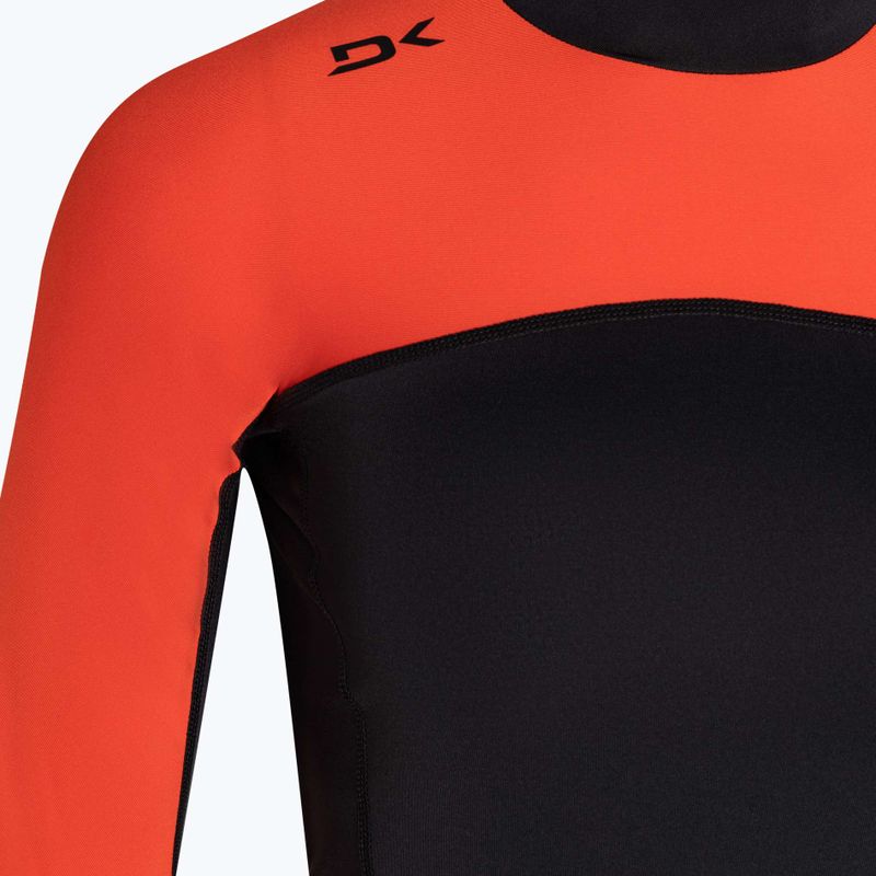 Dakine nuoto donna manica lunga Hd Snug Fit Rashguard rippin rosso 5