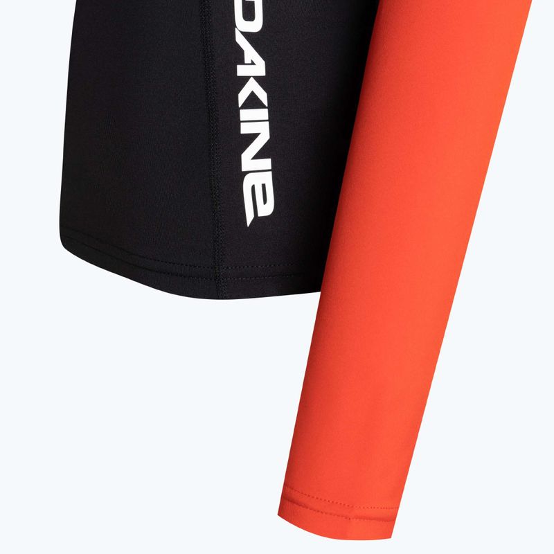 Dakine nuoto donna manica lunga Hd Snug Fit Rashguard rippin rosso 6