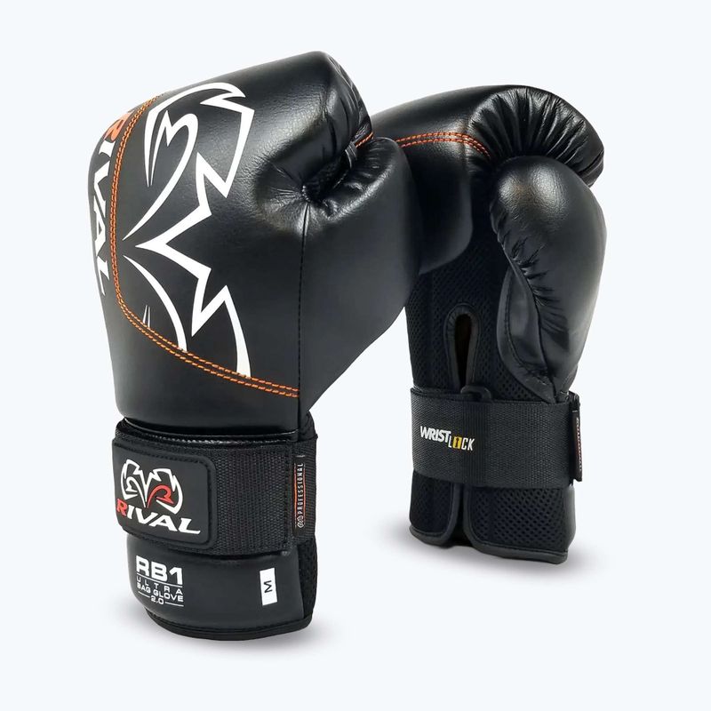 Guanti da boxe Rival RB1 Ultra Bag 2.0 nero 2