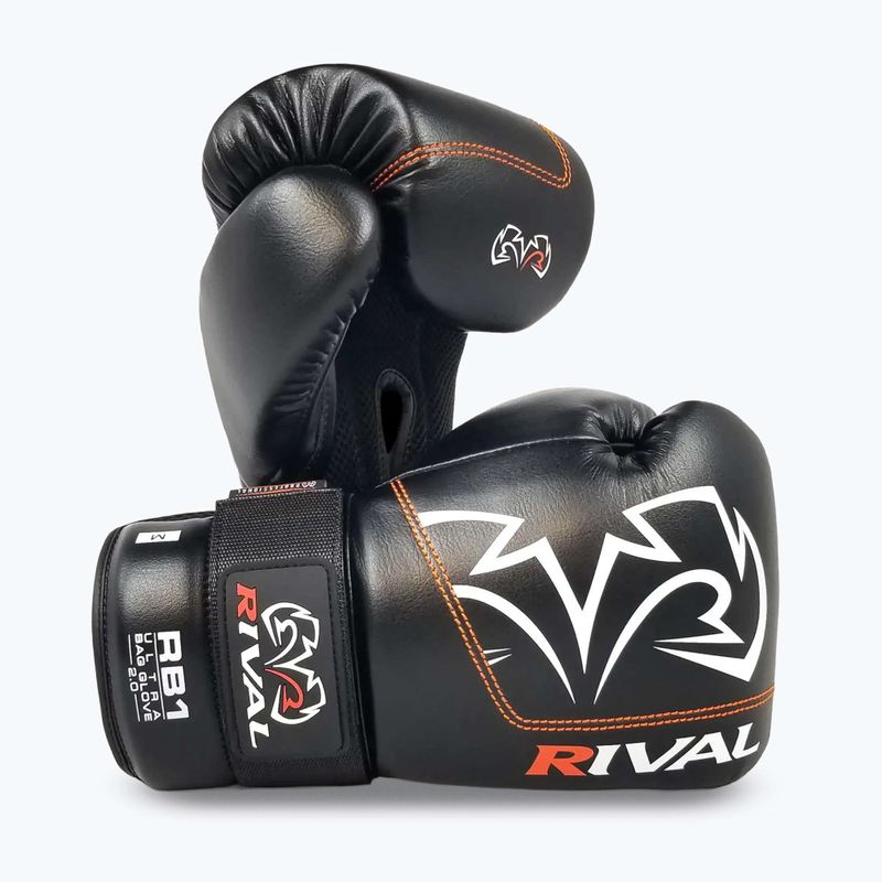 Guanti da boxe Rival RB1 Ultra Bag 2.0 nero 3