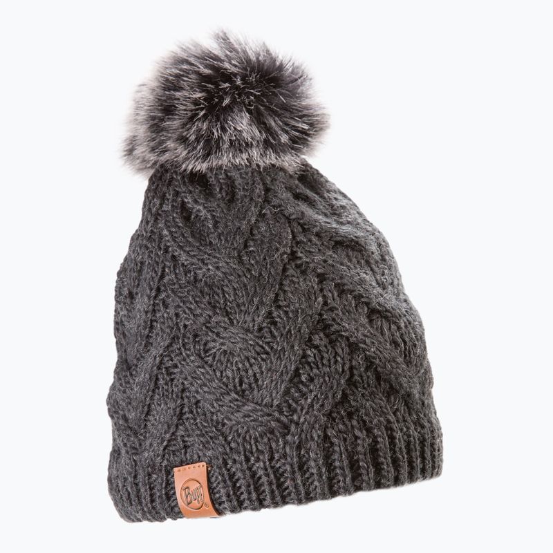 BUFF Berretto invernale in maglia e pile Caryn grafite 2