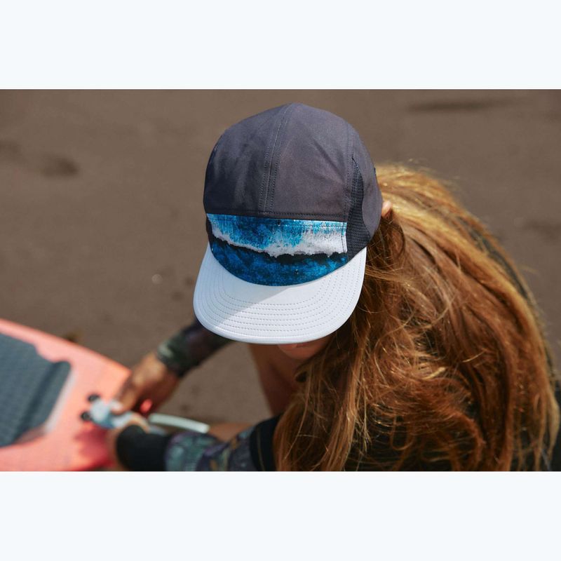 Cappellino con visiera BUFF 5 Panel Go parley navy 6