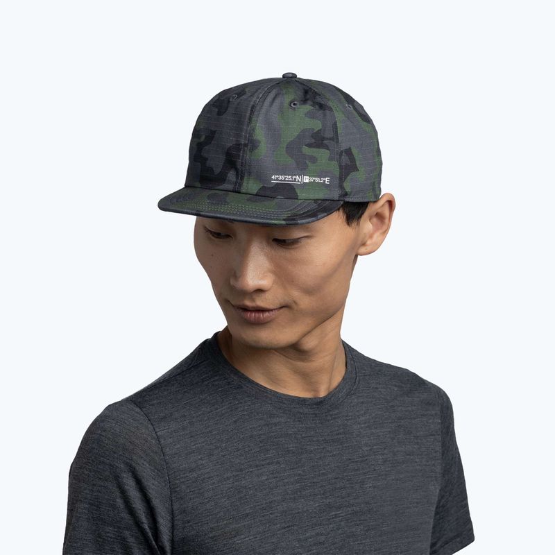 Cappellino con visiera BUFF Pack Baseball enob steel 5