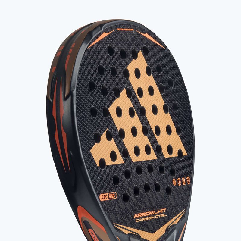 Racchetta da padel adidas Arrow Hit Carbon CTRL anthracite/orange 5