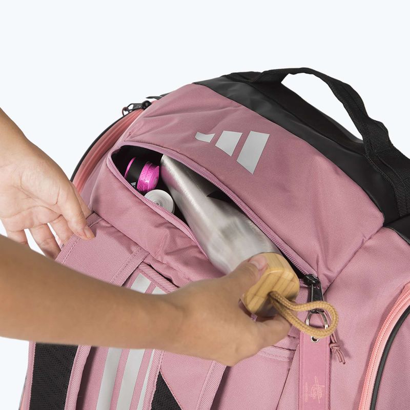 Borsa da padel adidas Pro Tour Racket Bag 2026 70 l pink/black 9