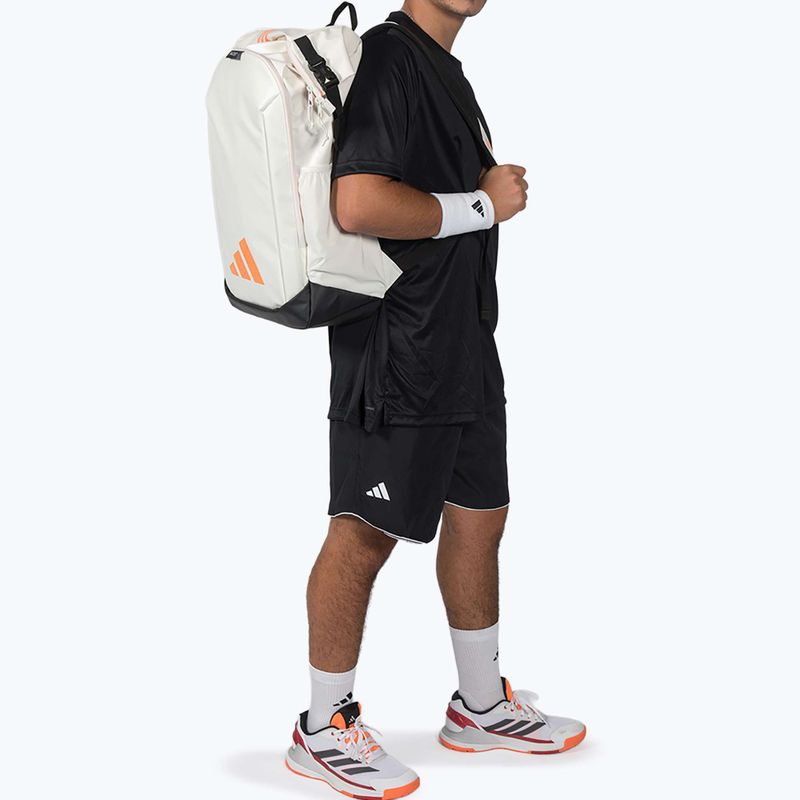 Zaino da padel adidas Multigame 2026 48 l off white/orange 4