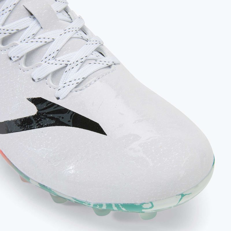 Scarpe da calcio Supercopa AG da uomo bianco/turchese 7