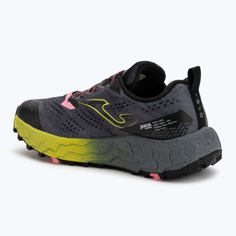 Scarpe da corsa da donna Joma Sima Lady nero / grigio 3