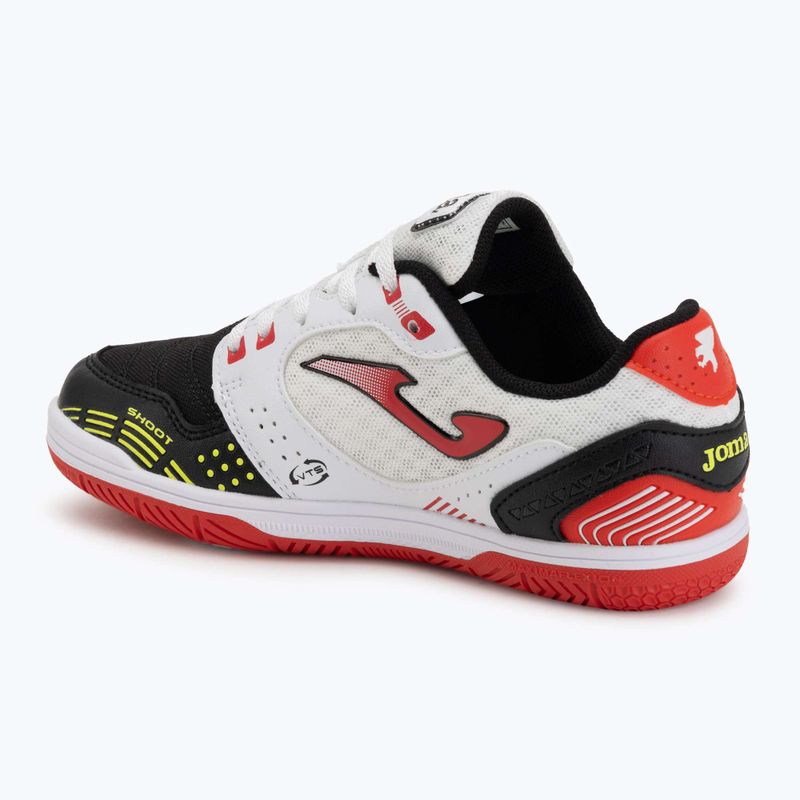 Scarpe da calcio per bambini Joma Sala Max Jr IN white/black 3