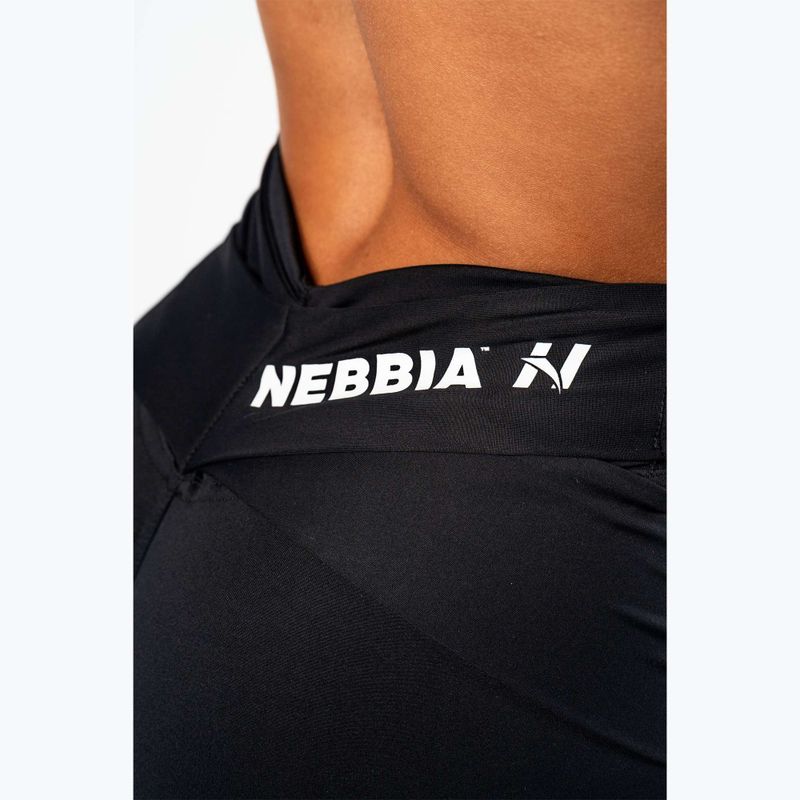 Pantaloncini da allenamento da donna NEBBIA Strong Beauty black 6