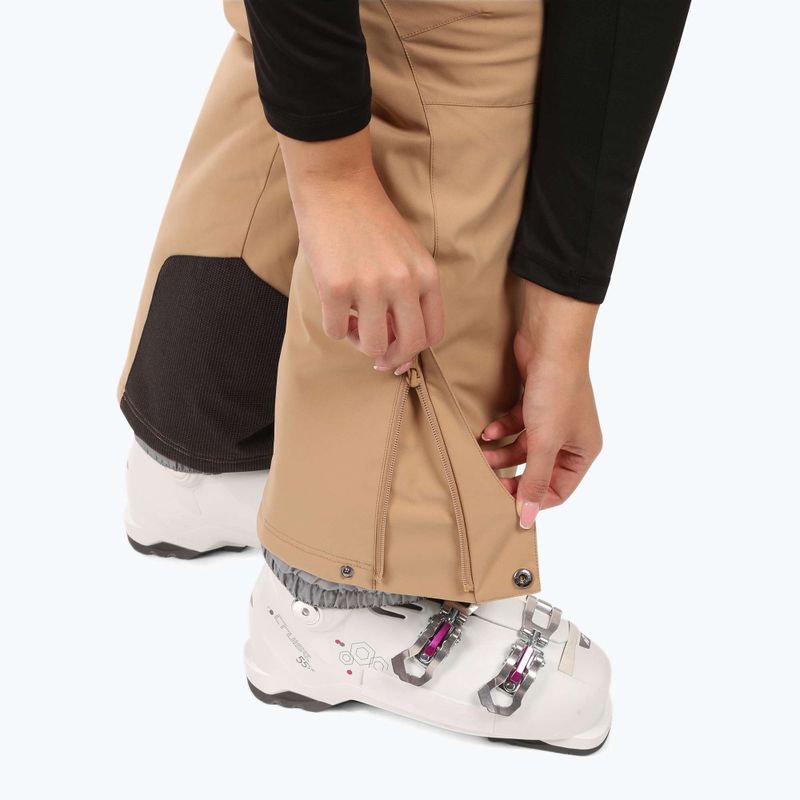 Pantaloni da sci donna Kilpi Elare beige 7