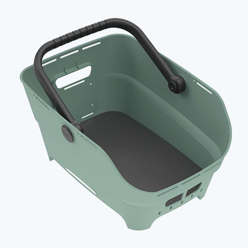 Cestino posteriore per bicicletta Basil Cento Neo MIK silvergreen 2