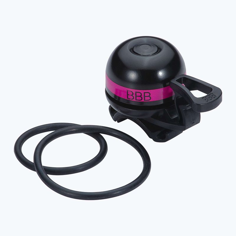 BBB Cycling EasyFit Deluxe campanello da bicicletta rosa 4