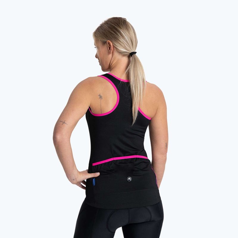 Maglia ciclismo donna Rogelli Abbey Tank Top W nero / rosa 3