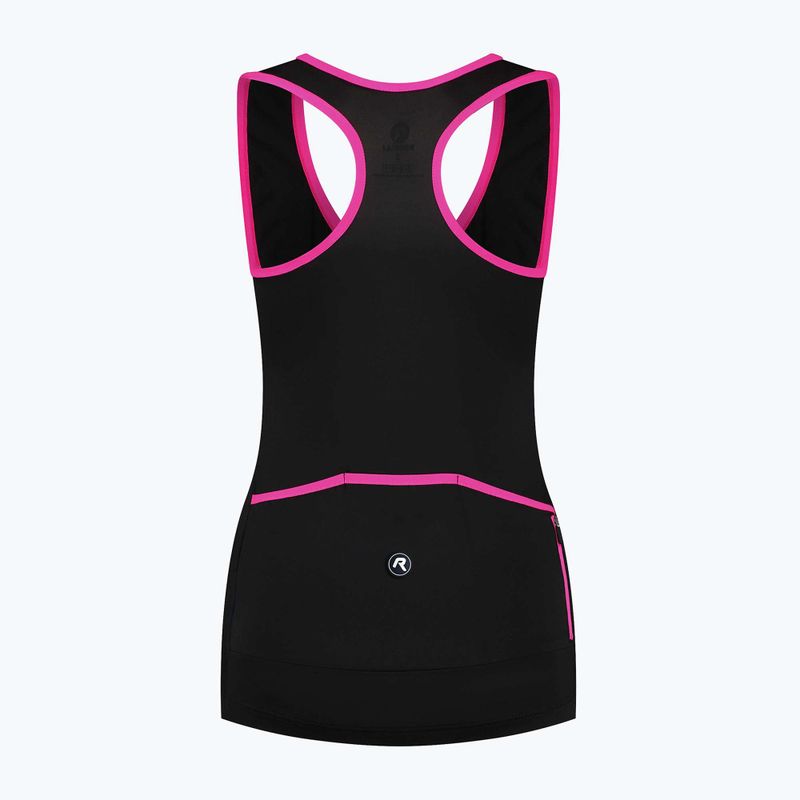 Maglia ciclismo donna Rogelli Abbey Tank Top W nero / rosa 5