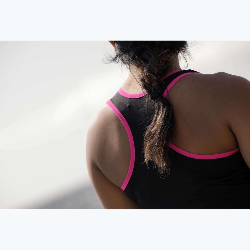 Maglia ciclismo donna Rogelli Abbey Tank Top W nero / rosa 8
