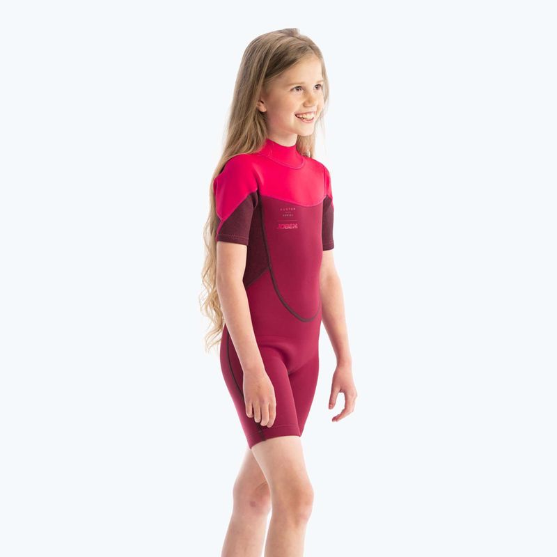 JOBE Boston 2 mm Shorty rosa caldo schiuma da nuoto per bambini 3