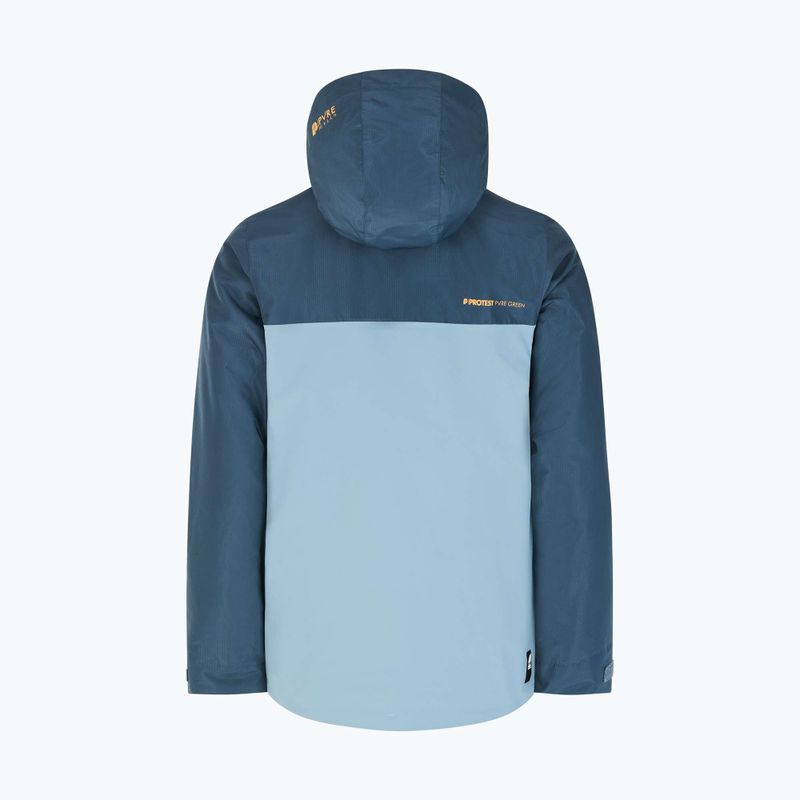 Giacca da snowboard Protest Prtamount uomo blu acciaio 2
