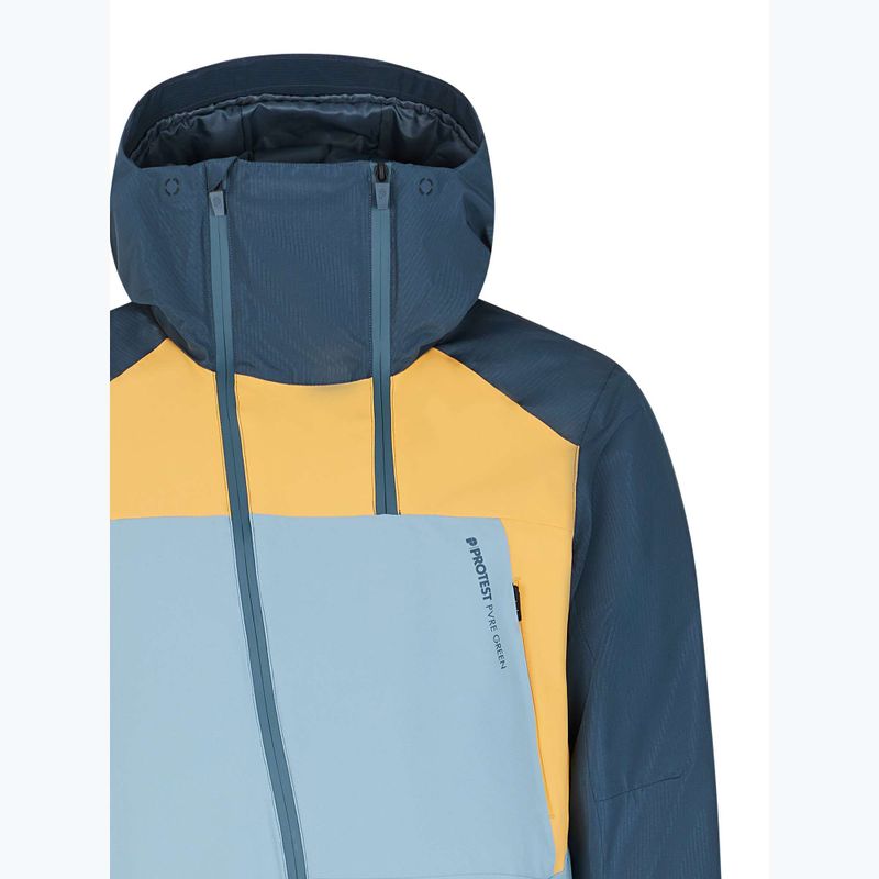 Giacca da snowboard Protest Prtamount uomo blu acciaio 3