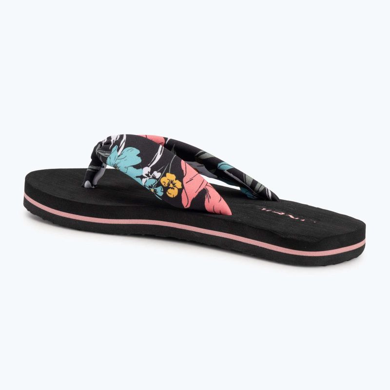 Infradito per bambini O'Neill Ditsy Sun nero/blu bluemchen 3