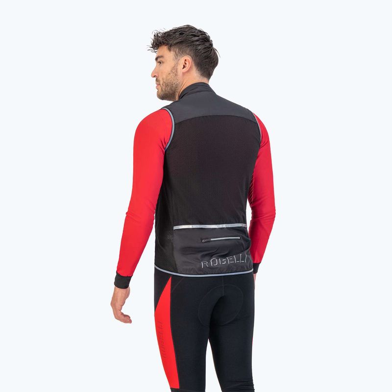Gilet da ciclismo Rogelli Core nero da uomo 2