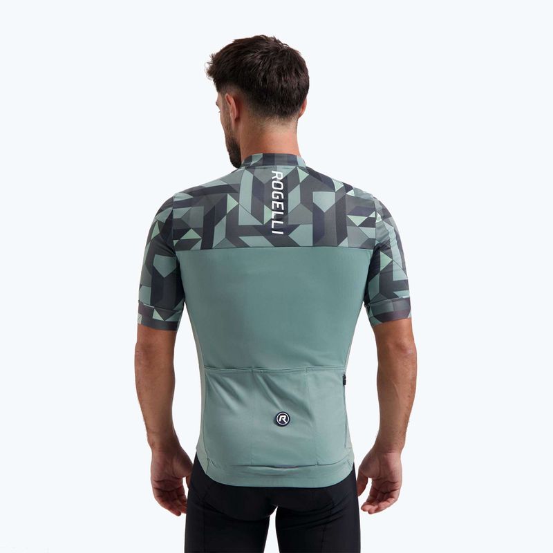 Maglia ciclismo uomo Rogelli Essential Graphic grigio 2