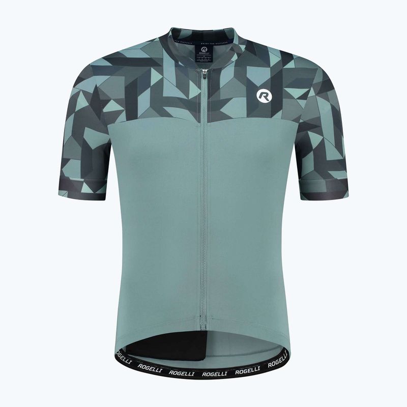 Maglia ciclismo uomo Rogelli Essential Graphic grigio 4
