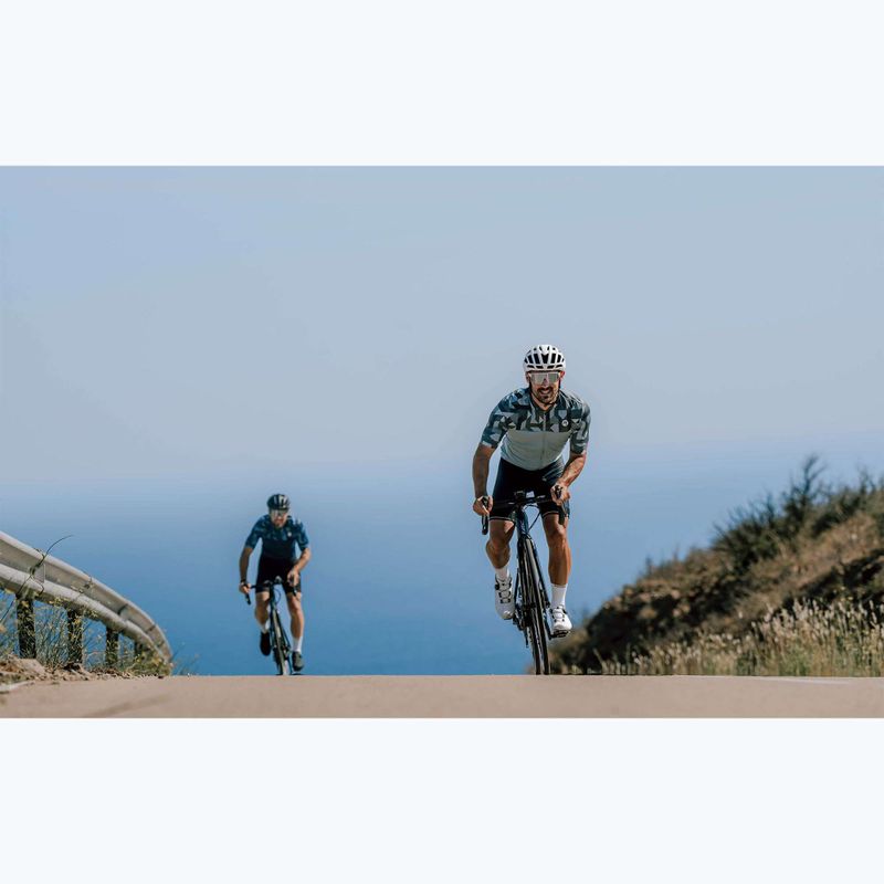 Maglia ciclismo uomo Rogelli Essential Graphic grigio 6