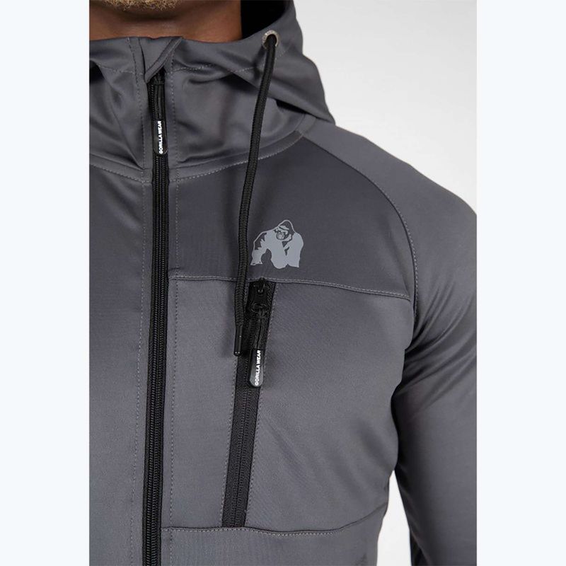 Felpa da allenamento Gorilla Wear da uomo Scottsdale grigio 4