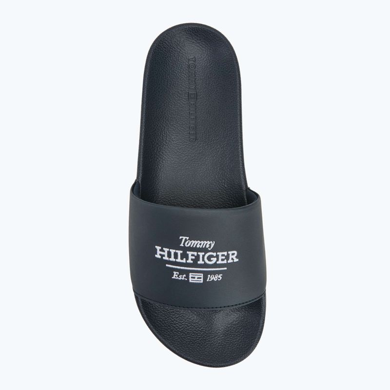 Tommy Hilfiger uomo Embroid 85 Pool Slide infradito desert sky 5