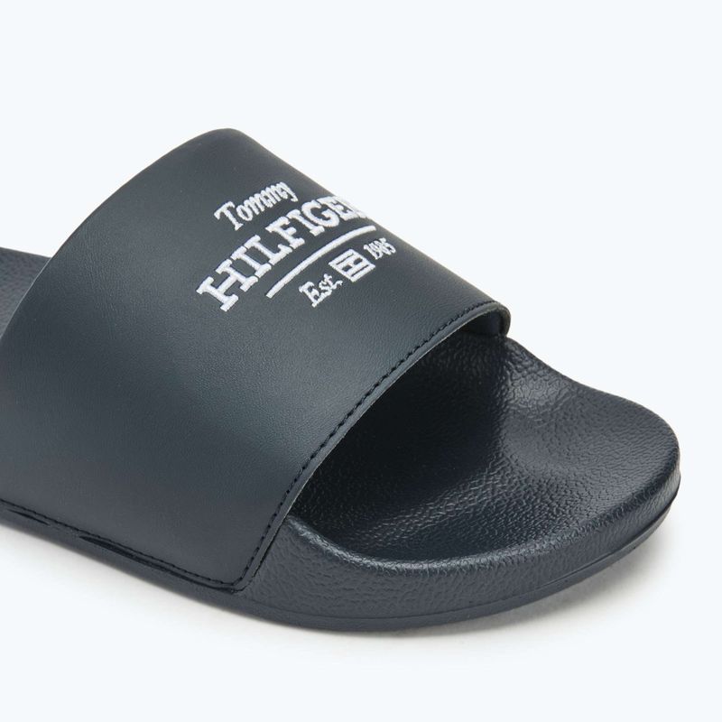 Tommy Hilfiger uomo Embroid 85 Pool Slide infradito desert sky 7
