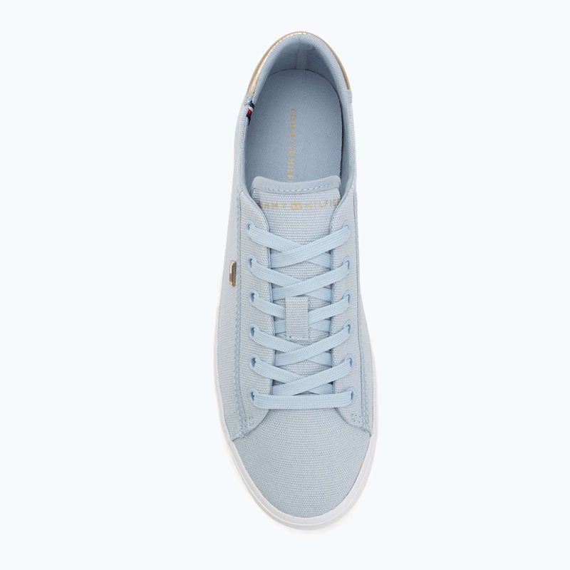 Scarpe da ginnastica Tommy Hilfiger da donna Vulc Canvas Lace Up, blu chiaro 5